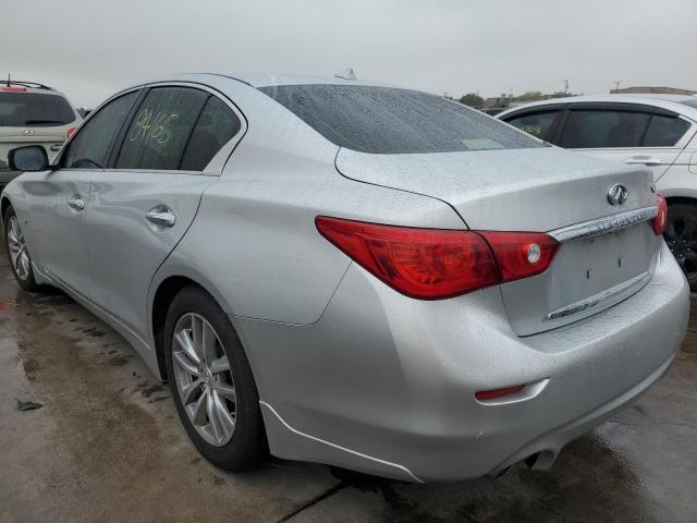 Photo 3 from auction – 2015 INFINITI Q50 BASE with VIN JN1BV7AP5FM335161