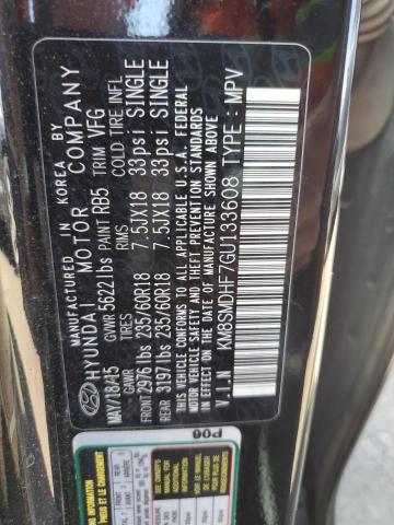 Photo 10 from auction – 2016 HYUNDAI SANTA FE S with VIN KM8SMDHF7GU133608