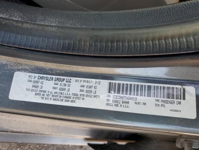 Photo 10 from auction – 2012 CHRYSLER 200 LX with VIN 1C3CCBAB7CN204919