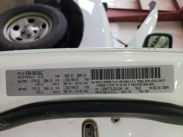 Photo 10 from auction – 2018 RAM 1500 ST with VIN 1C6RR7FT9JS316307