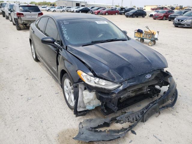 FORD FUSION SE 2018 with VIN 3FA6P0LU9JR252809 - Photo from auction