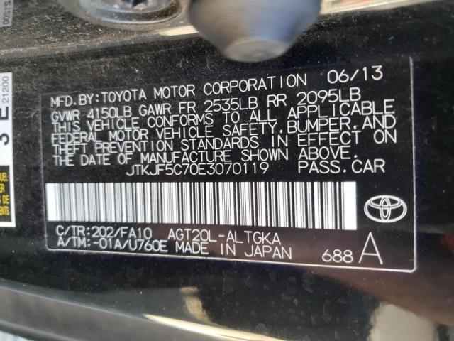 Photo 10 from auction – 2014 TOYOTA SCION TC with VIN JTKJF5C70E3070119
