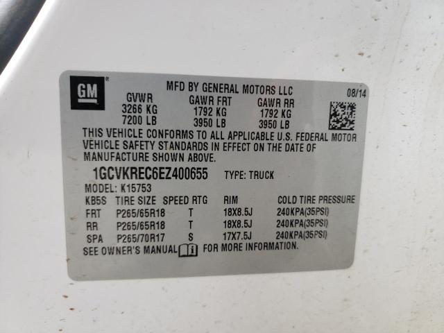 Photo 10 from auction – 2014 CHEVROLET SILVERADO with VIN 1GCVKREC6EZ400655