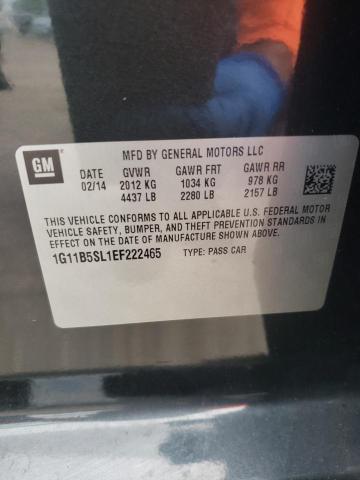 Photo 10 from auction – 2014 CHEVROLET MALIBU LS with VIN 1G11B5SL1EF222465