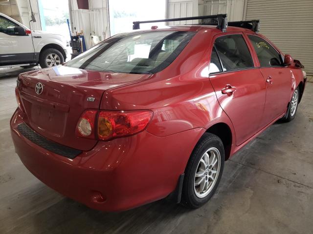 Photo 4 from auction – 2009 TOYOTA COROLLA BA with VIN JTDBL40E899071376
