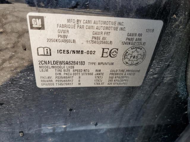 Photo 10 from auction – 2010 CHEVROLET EQUINOX LT with VIN 2CNALDEW9A6284183