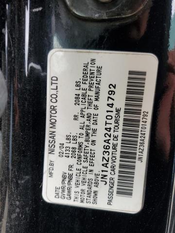 Photo 10 from auction – 2004 NISSAN 350Z ROADS with VIN JN1AZ36A24T014792
