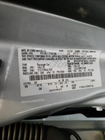 Photo 10 from auction – 2013 FORD FOCUS SE with VIN 1FADP3F23DL190054