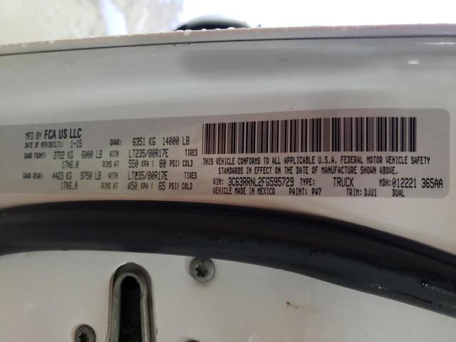Photo 10 from auction – 2015 RAM 3500 LONGH with VIN 3C63RRNL2FG595729