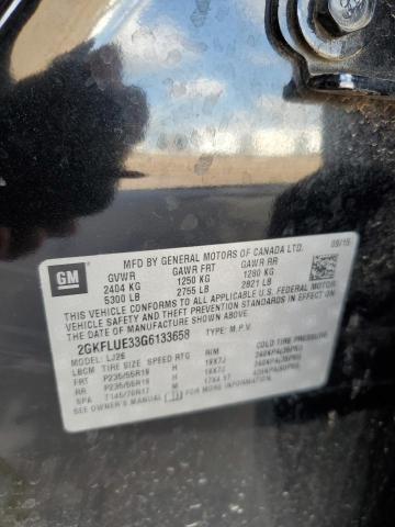 Photo 10 from auction – 2016 GMC TERRAIN SL with VIN 2GKFLUE33G6133658