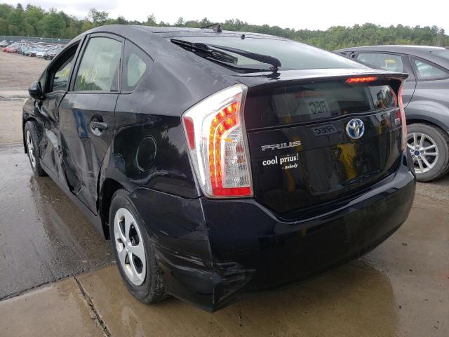 Photo 3 from auction – 2012 TOYOTA PRIUS with VIN JTDKN3DU8C1563112