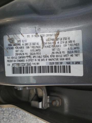 Photo 10 from auction – 2013 MAZDA CX-9 TOURI with VIN JM3TB3CV1D0413848