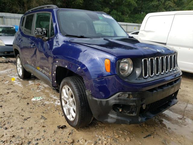 JEEP RENEGADE L 2017 with VIN ZACCJBBB3HPE76351 - Photo from auction