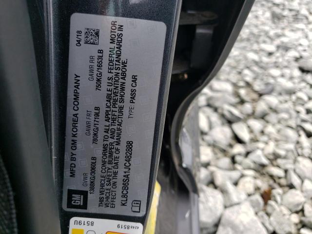 Photo 10 from auction – 2018 CHEVROLET SPARK LS with VIN KL8CB6SA1JC482888