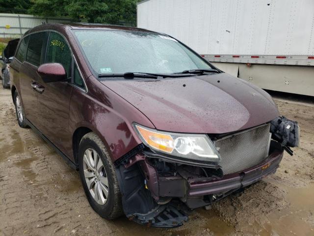 HONDA ODYSSEY EX 2014 with VIN 5FNRL5H60EB010802 - Photo from auction