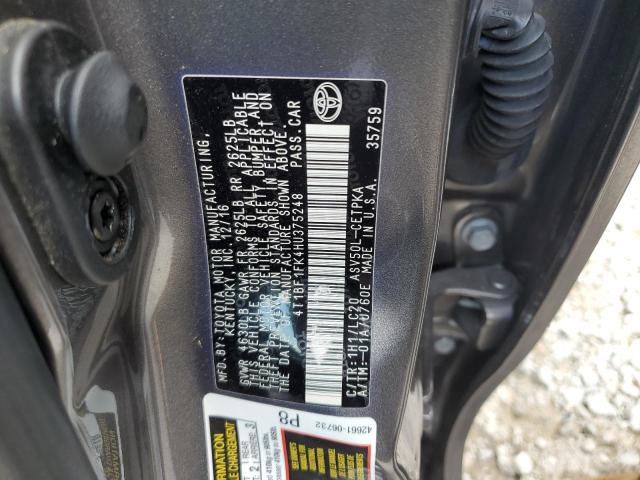 Photo 10 from auction – 2017 TOYOTA CAMRY LE with VIN 4T1BF1FK4HU375248