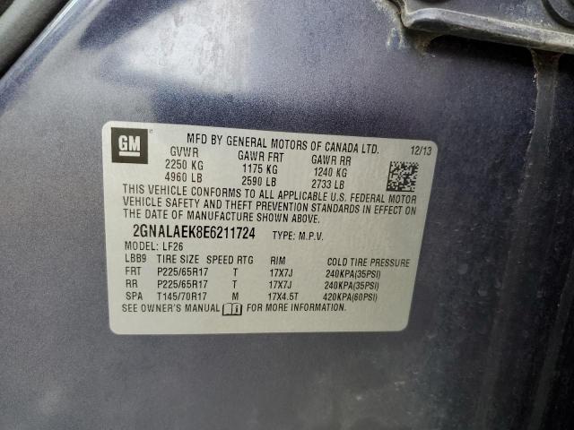 Photo 10 from auction – 2014 CHEVROLET EQUINOX LS with VIN 2GNALAEK8E6211724