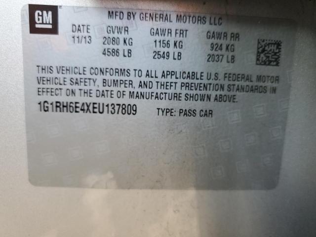 Photo 10 from auction – 2014 CHEVROLET VOLT with VIN 1G1RH6E4XEU137809