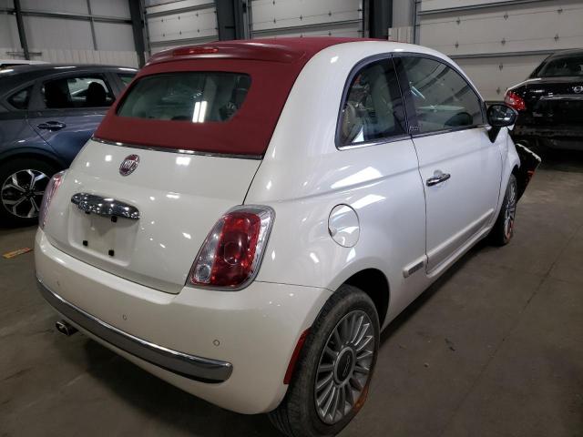 Photo 4 from auction – 2012 FIAT 500 LOUNGE with VIN 3C3CFFER3CT301475