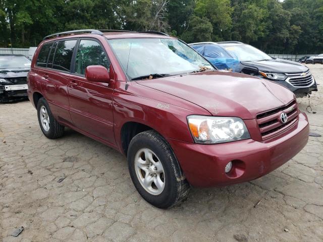 TOYOTA HIGHLANDER 2006 with VIN JTEGD21A560151751 - Photo from auction