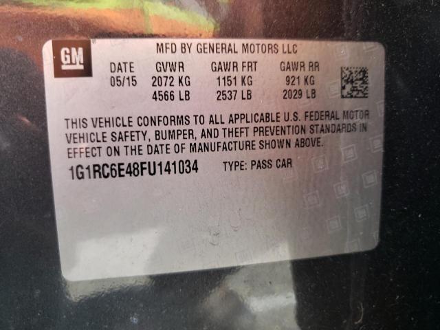 Photo 10 from auction – 2015 CHEVROLET VOLT with VIN 1G1RC6E48FU141034