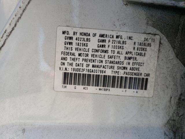 Photo 10 from auction – 2016 ACURA ILX PREMIU with VIN 19UDE2F76GA007964