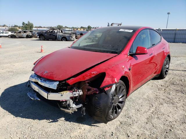 Photo 2 from auction – 2022 TESLA MODEL Y with VIN 7SAYGDEF9NF489139