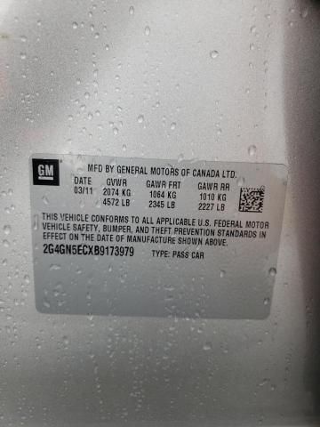 Photo 10 from auction – 2011 BUICK REGAL CXL with VIN 2G4GN5ECXB9173979