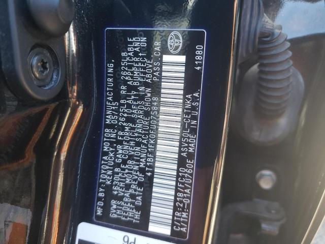 Photo 10 from auction – 2015 TOYOTA CAMRY LE with VIN 4T1BF1FK0FU075848