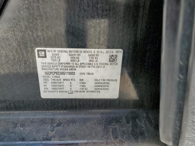 Photo 10 from auction – 2014 CHEVROLET SILVERADO with VIN 3GCPCPEC3EG110903