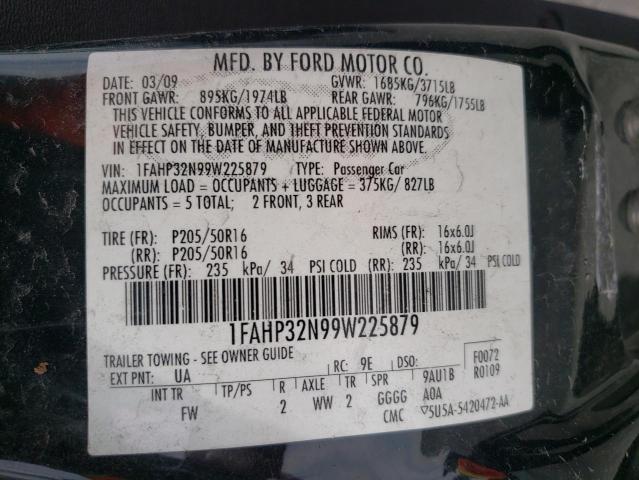 Photo 10 from auction – 2009 FORD FOCUS SE with VIN 1FAHP32N99W225879