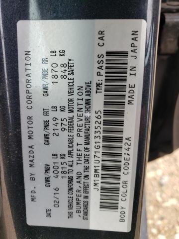 Photo 10 from auction – 2016 MAZDA 3 SPORT with VIN JM1BM1U71G1335265