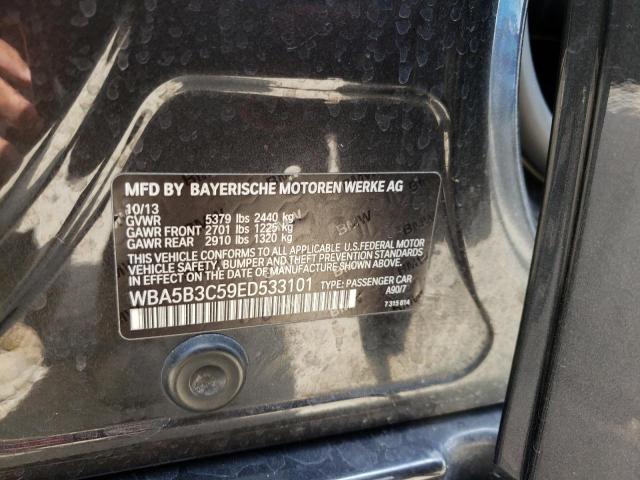 Photo 10 from auction – 2014 BMW 535 XI with VIN WBA5B3C59ED533101