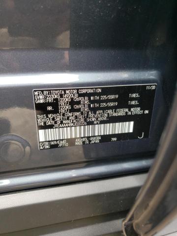 Photo 10 from auction – 2021 TOYOTA VENZA LE with VIN JTEAAAAH8MJ020326