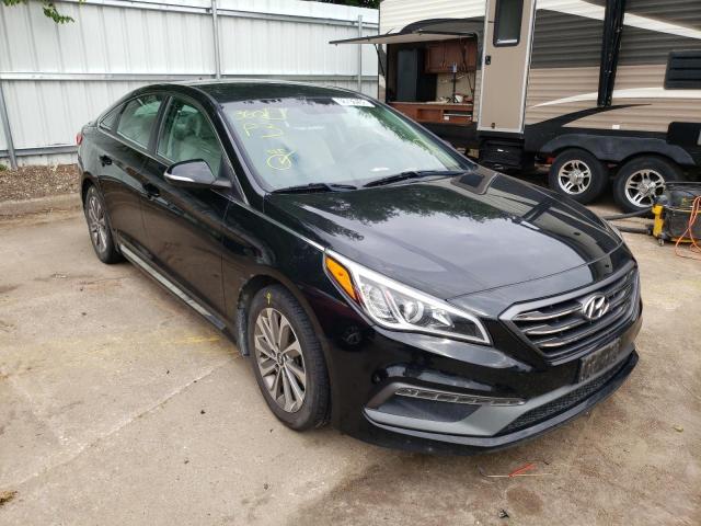 HYUNDAI SONATA SPO 2017 with VIN 5NPE34AF6HH468062 - Photo from auction