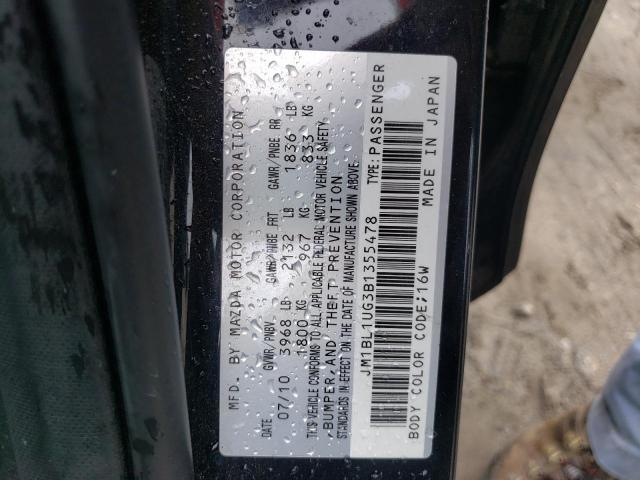 Photo 10 from auction – 2011 MAZDA 3 I with VIN JM1BL1UG3B1355478