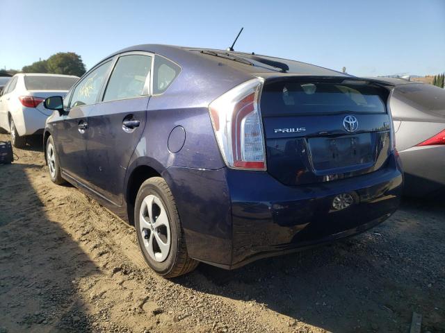 Photo 3 from auction – 2012 TOYOTA PRIUS with VIN JTDKN3DU0C0333649