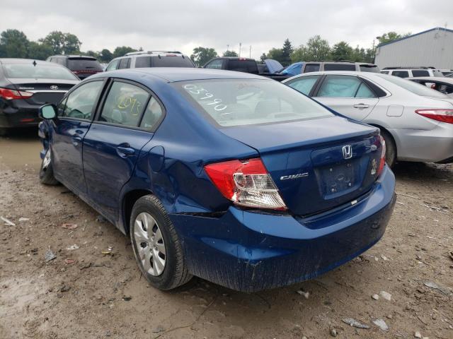 Photo 3 from auction – 2012 HONDA CIVIC LX with VIN 19XFB2F53CE059901