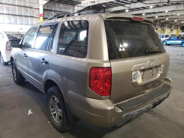 Photo 3 from auction – 2005 HONDA PILOT EXL with VIN 2HKYF18555H502651