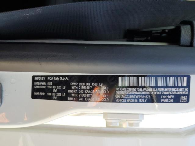 Photo 10 from auction – 2018 JEEP RENEGADE with VIN ZACCJBBTXFPB31873