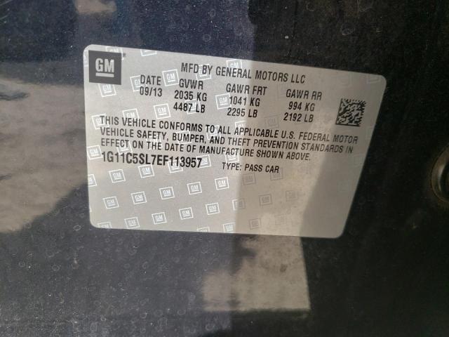 Photo 10 from auction – 2014 CHEVROLET MALIBU 1LT with VIN 1G11C5SL7EF113957