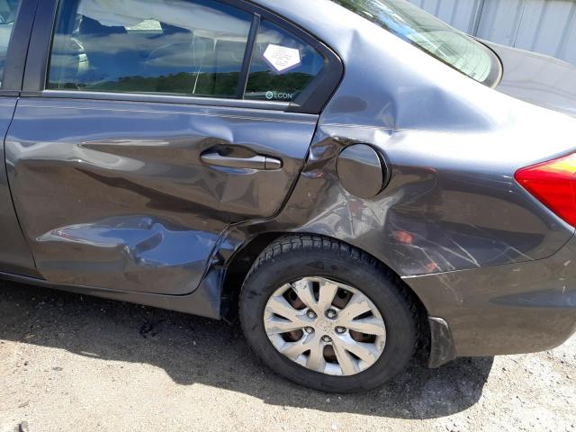 Photo 9 from auction – 2012 HONDA CIVIC LX with VIN 19XFB2F50CE317551