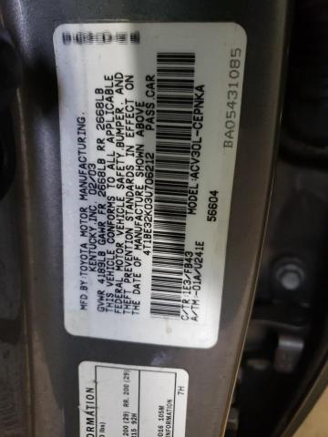 Photo 10 from auction – 2003 TOYOTA CAMRY LE with VIN 4T1BE32K03U706212