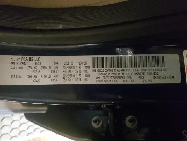 Zdjęcie 10 z aukcji – 2019 RAM 1500 BIG H z VIN 1C6SRFMT7KN598753