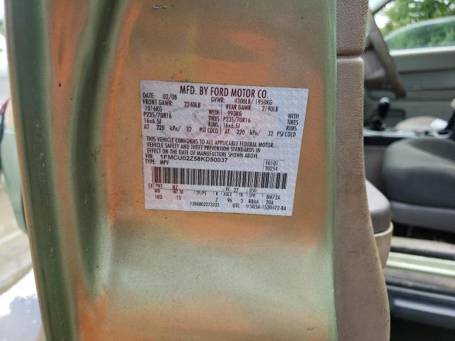 Photo 10 from auction – 2008 FORD ESCAPE XLS with VIN 1FMCU02Z58KD50037