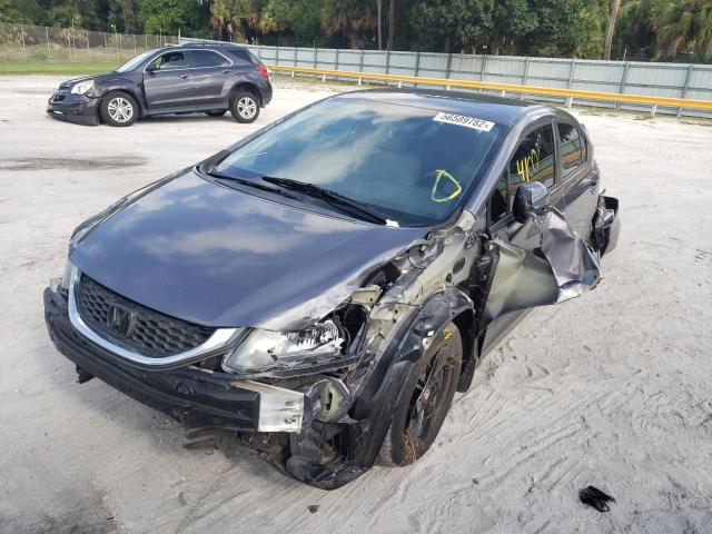 Photo 2 from auction – 2014 HONDA CIVIC LX with VIN 19XFB2E50EE016668