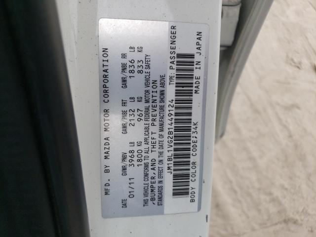 Photo 10 from auction – 2011 MAZDA 3 I with VIN JM1BL1VG2B1449124