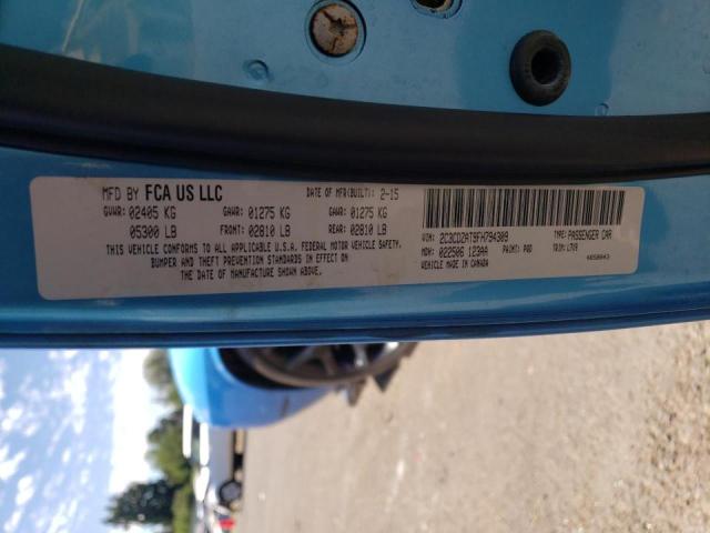 Photo 10 from auction – 2015 DODGE CHALLENGER with VIN 2C3CDZAT9FH794309