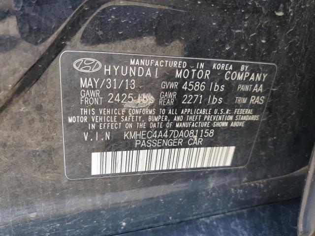 Photo 10 from auction – 2013 HYUNDAI SONATA HYB with VIN KMHEC4A47DA081158