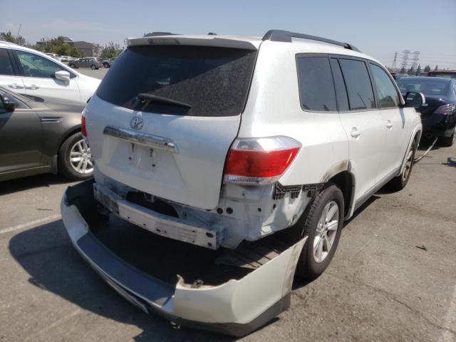 Photo 4 from auction – 2012 TOYOTA HIGHLANDER with VIN 5TDZK3EH5CS072640